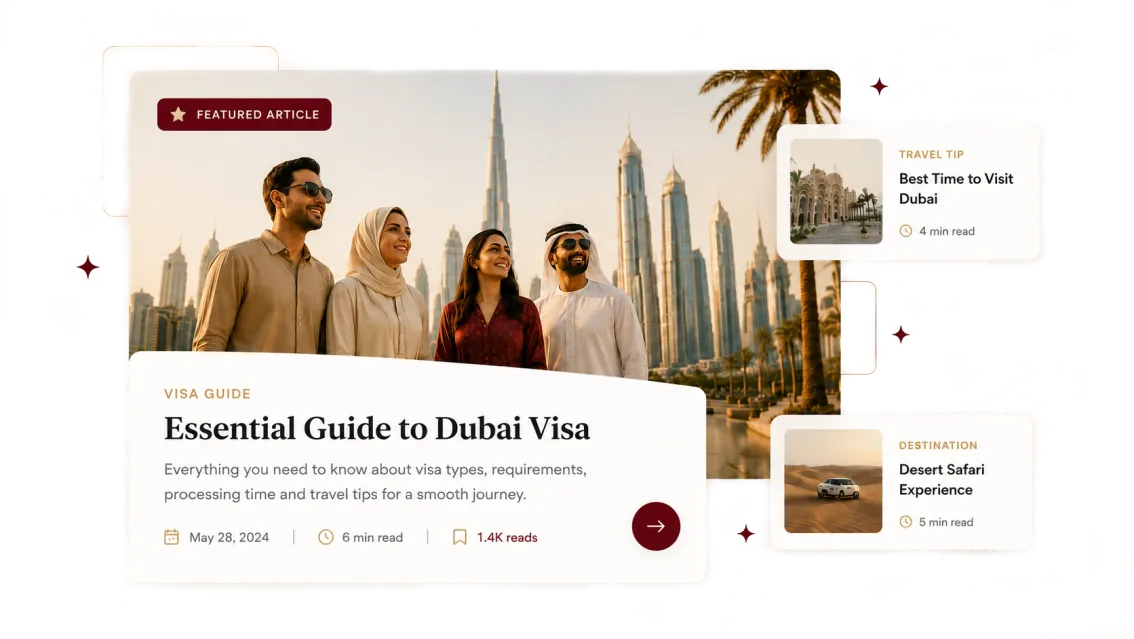 Featured Dubai visa guides and travel tips from our e-visa experts
